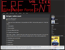 Tablet Screenshot of cpeliterobberforce.wordpress.com
