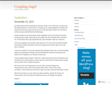 Tablet Screenshot of coughingangel.wordpress.com