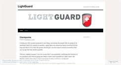 Desktop Screenshot of lightguardproject.wordpress.com