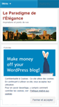 Mobile Screenshot of leparadigmedelelegance.wordpress.com