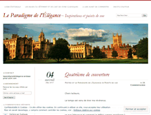 Tablet Screenshot of leparadigmedelelegance.wordpress.com