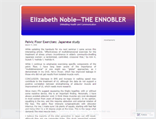 Tablet Screenshot of elizabethnoble.wordpress.com