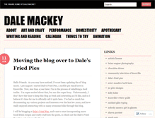 Tablet Screenshot of dalemackey.wordpress.com