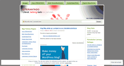 Desktop Screenshot of literantado.wordpress.com