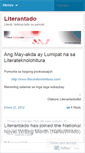 Mobile Screenshot of literantado.wordpress.com