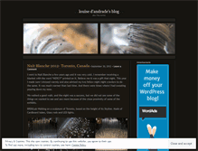 Tablet Screenshot of louisedandrade.wordpress.com