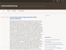 Tablet Screenshot of myhomelineshop.wordpress.com