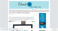 Desktop Screenshot of element120designs.wordpress.com