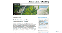 Desktop Screenshot of annafant.wordpress.com