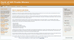 Desktop Screenshot of jackofalltradeshows.wordpress.com