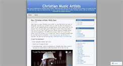 Desktop Screenshot of christmusic1.wordpress.com