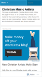Mobile Screenshot of christmusic1.wordpress.com