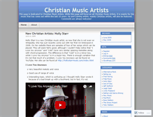 Tablet Screenshot of christmusic1.wordpress.com