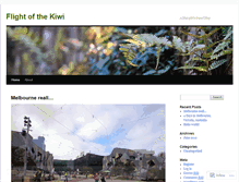 Tablet Screenshot of kiwiflights.wordpress.com