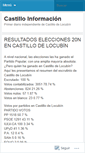 Mobile Screenshot of castilloinformacion.wordpress.com