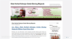 Desktop Screenshot of obatherbalkelenjargetahbeningmujarab.wordpress.com