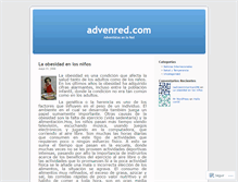 Tablet Screenshot of advenred.wordpress.com