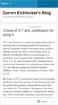 Mobile Screenshot of darreneichholzer.wordpress.com