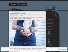 Tablet Screenshot of flowercityknits.wordpress.com