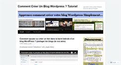 Desktop Screenshot of commentcreerunblog.wordpress.com