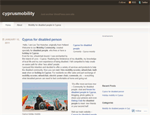 Tablet Screenshot of cyprusmobility.wordpress.com