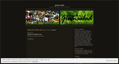 Desktop Screenshot of greensalad.wordpress.com