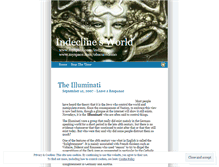 Tablet Screenshot of indecline.wordpress.com