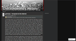 Desktop Screenshot of checktheworld.wordpress.com