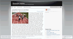Desktop Screenshot of measurablesolutions.wordpress.com
