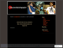 Tablet Screenshot of dmoment.wordpress.com