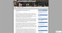 Desktop Screenshot of commissioned.wordpress.com