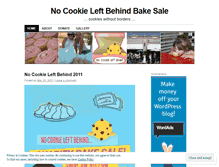 Tablet Screenshot of nocookieleftbehind.wordpress.com