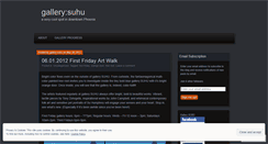 Desktop Screenshot of gallerysuhu.wordpress.com