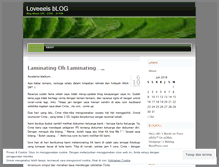 Tablet Screenshot of loveeeis.wordpress.com
