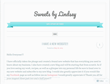 Tablet Screenshot of lindseychamberlain.wordpress.com