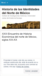 Mobile Screenshot of historiaidentidadesnortemexico.wordpress.com