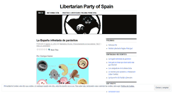 Desktop Screenshot of partidolibertarioespana.wordpress.com
