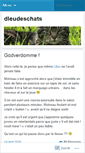 Mobile Screenshot of dieudeschats.wordpress.com
