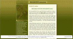 Desktop Screenshot of mahonionline.wordpress.com
