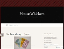 Tablet Screenshot of mousetales.wordpress.com