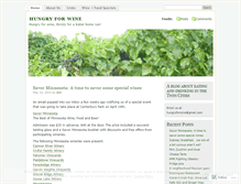 Tablet Screenshot of hungryforwine.wordpress.com