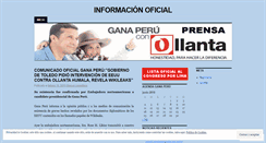 Desktop Screenshot of ganaperuprensa.wordpress.com