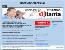 Tablet Screenshot of ganaperuprensa.wordpress.com