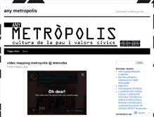 Tablet Screenshot of anymetropolis.wordpress.com