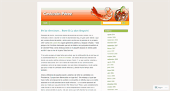 Desktop Screenshot of cevichonperez.wordpress.com