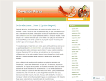 Tablet Screenshot of cevichonperez.wordpress.com