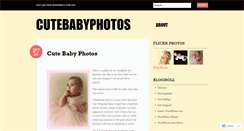 Desktop Screenshot of cutebabyphotos.wordpress.com