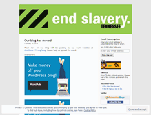 Tablet Screenshot of endslaverytn.wordpress.com