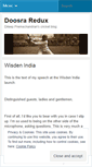 Mobile Screenshot of doosraredux.wordpress.com