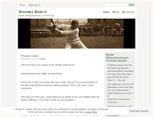 Tablet Screenshot of doosraredux.wordpress.com